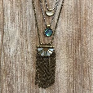 Lucky Brand 3 Layer Pendant Necklace - Gold ✨